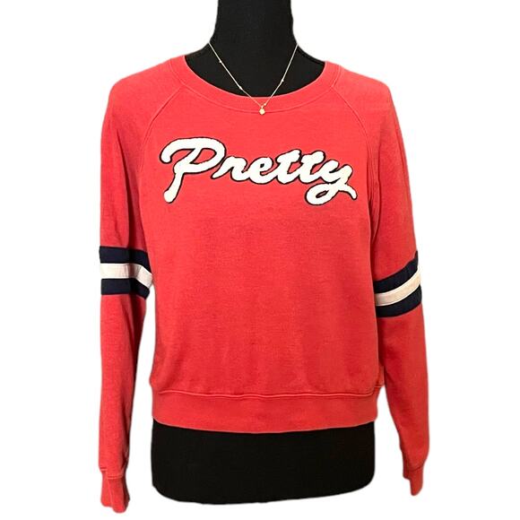 3/$15 Forever 21 Women's Pretty Crew Neck Orange Fall Sweater - Picture 6 of 6